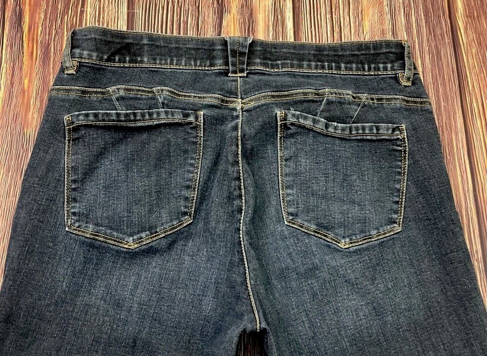 💋 Democracy Dark Wash Jeans Ab Technology Bootcut Women’s Size 14 Stretch